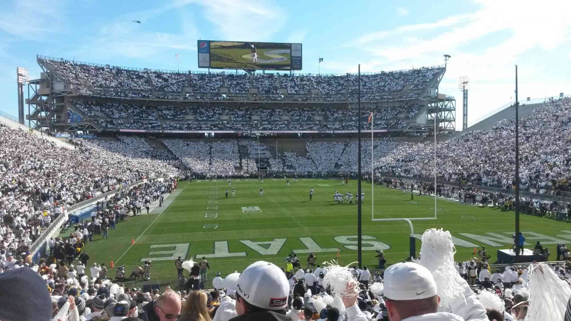 beaver stadium white out pictures