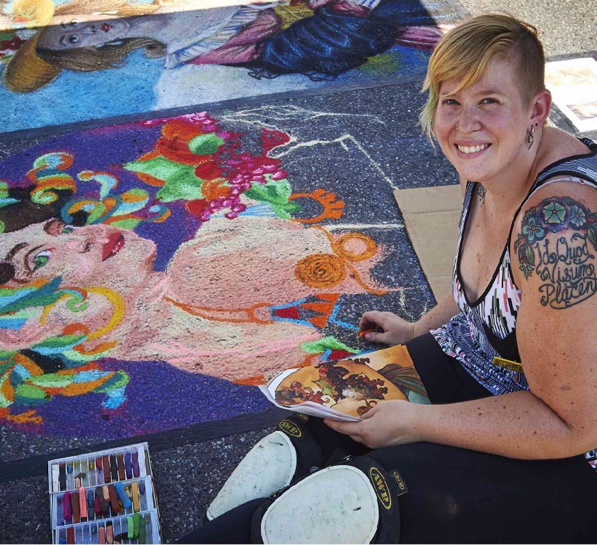 Art Fest_2016 Street Painting Woman