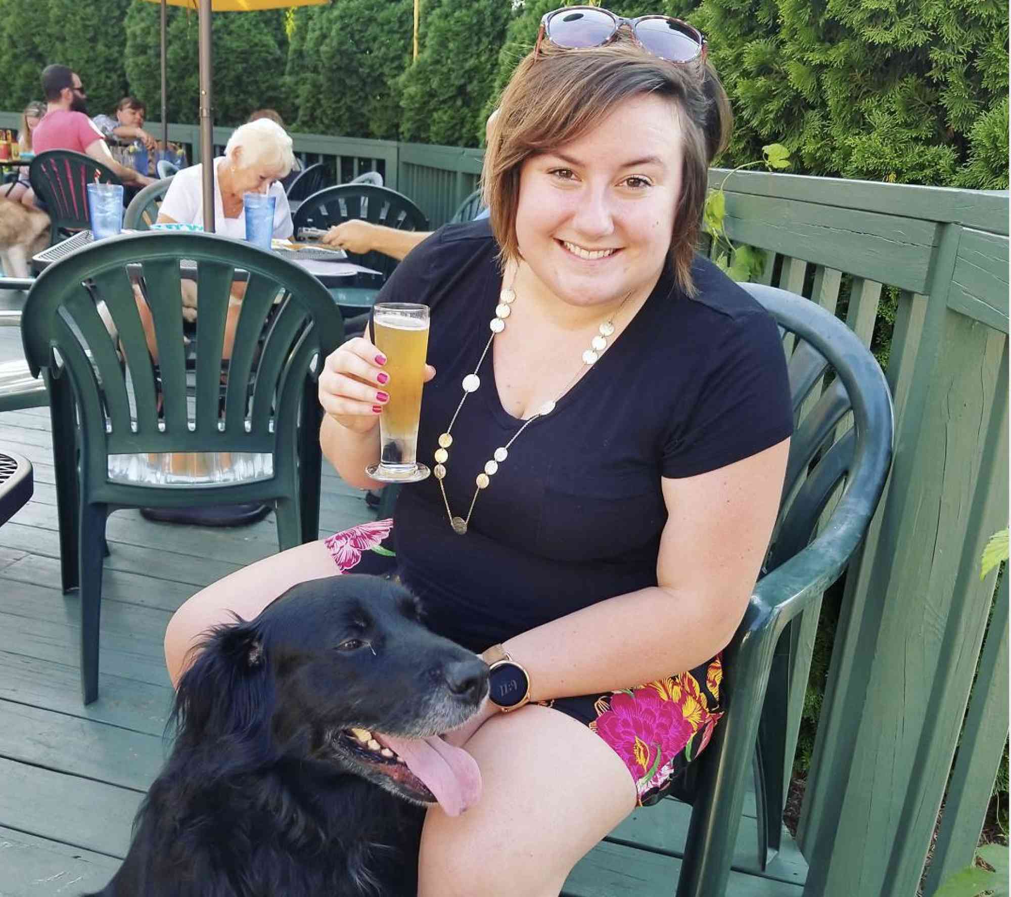 Deck, Dogs, Drinks