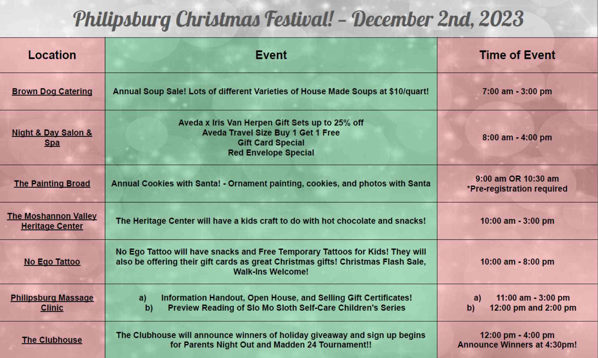 Philipsburg Christmas Festival 2023 1
