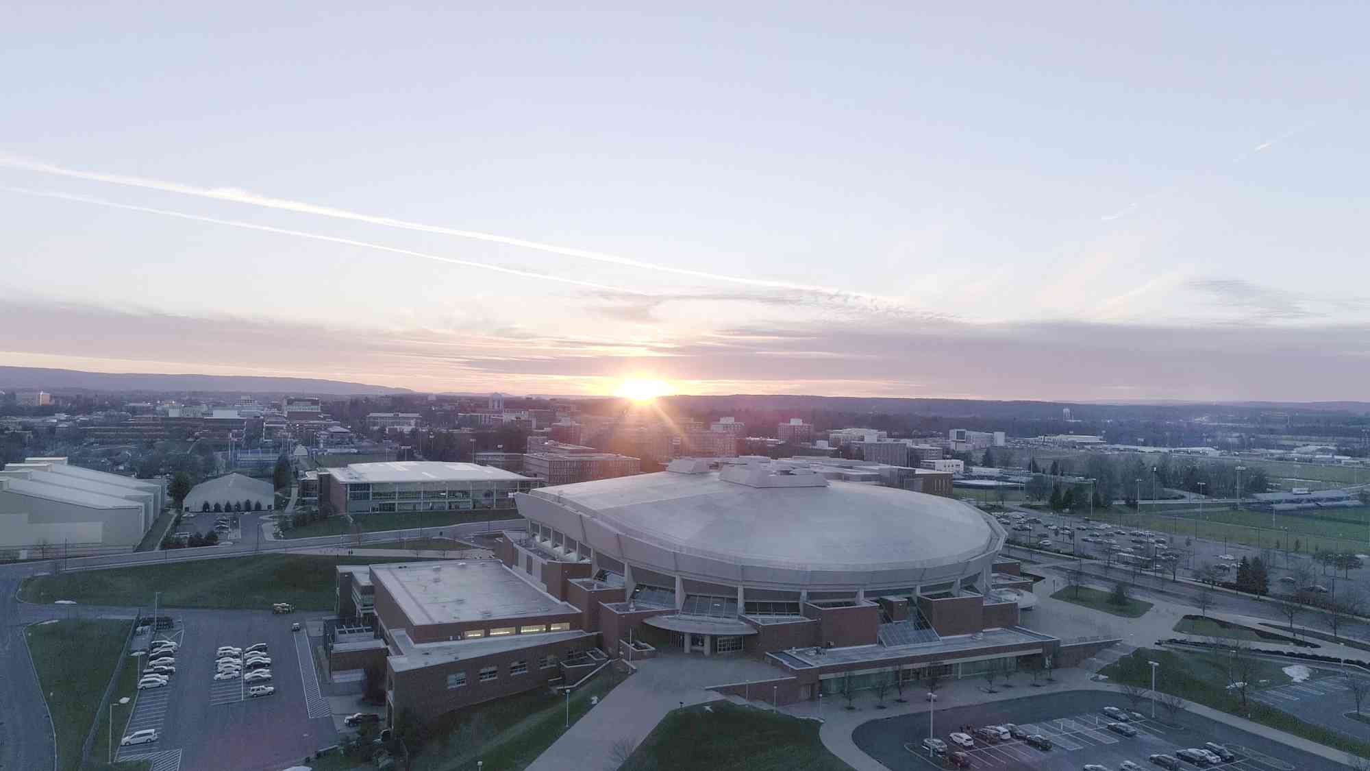 Bryce Jordan Center view of campus and SC DJI 0013 Moment1