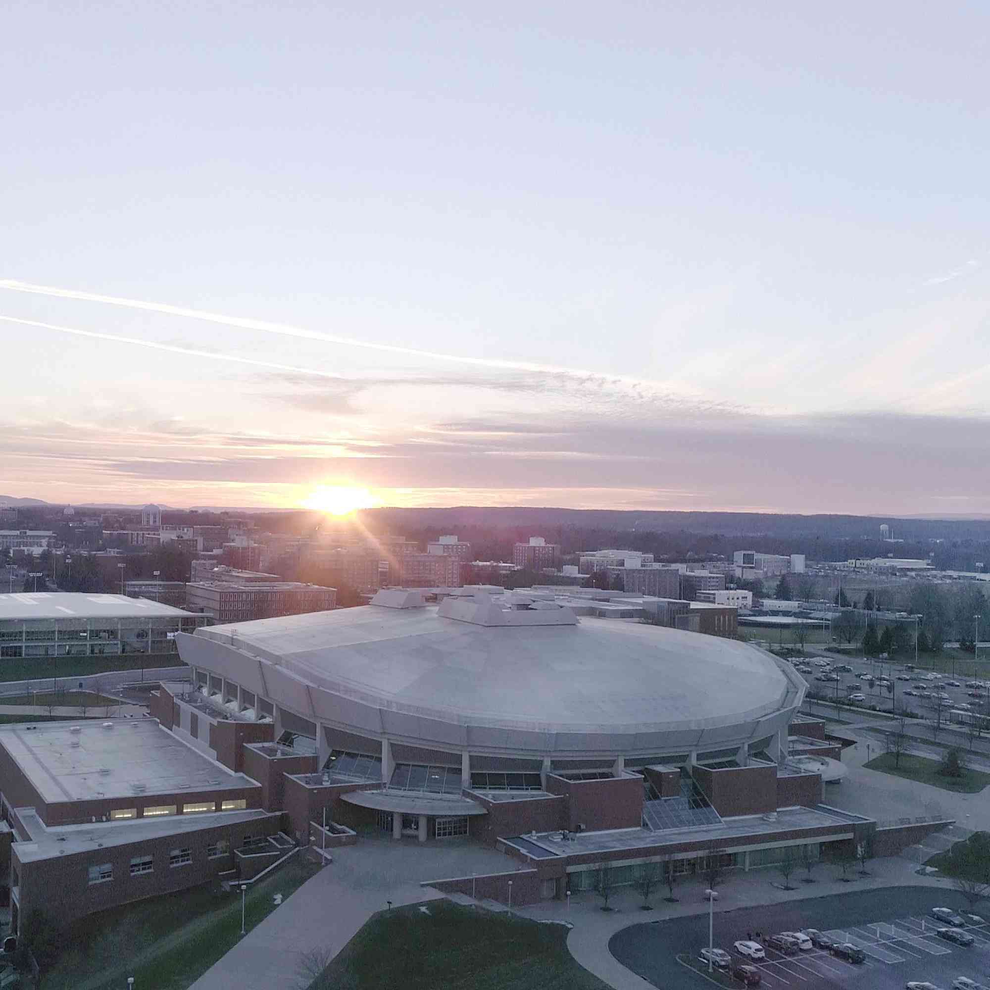 Bryce Jordan Center view of campus and SC DJI 0013 Moment1