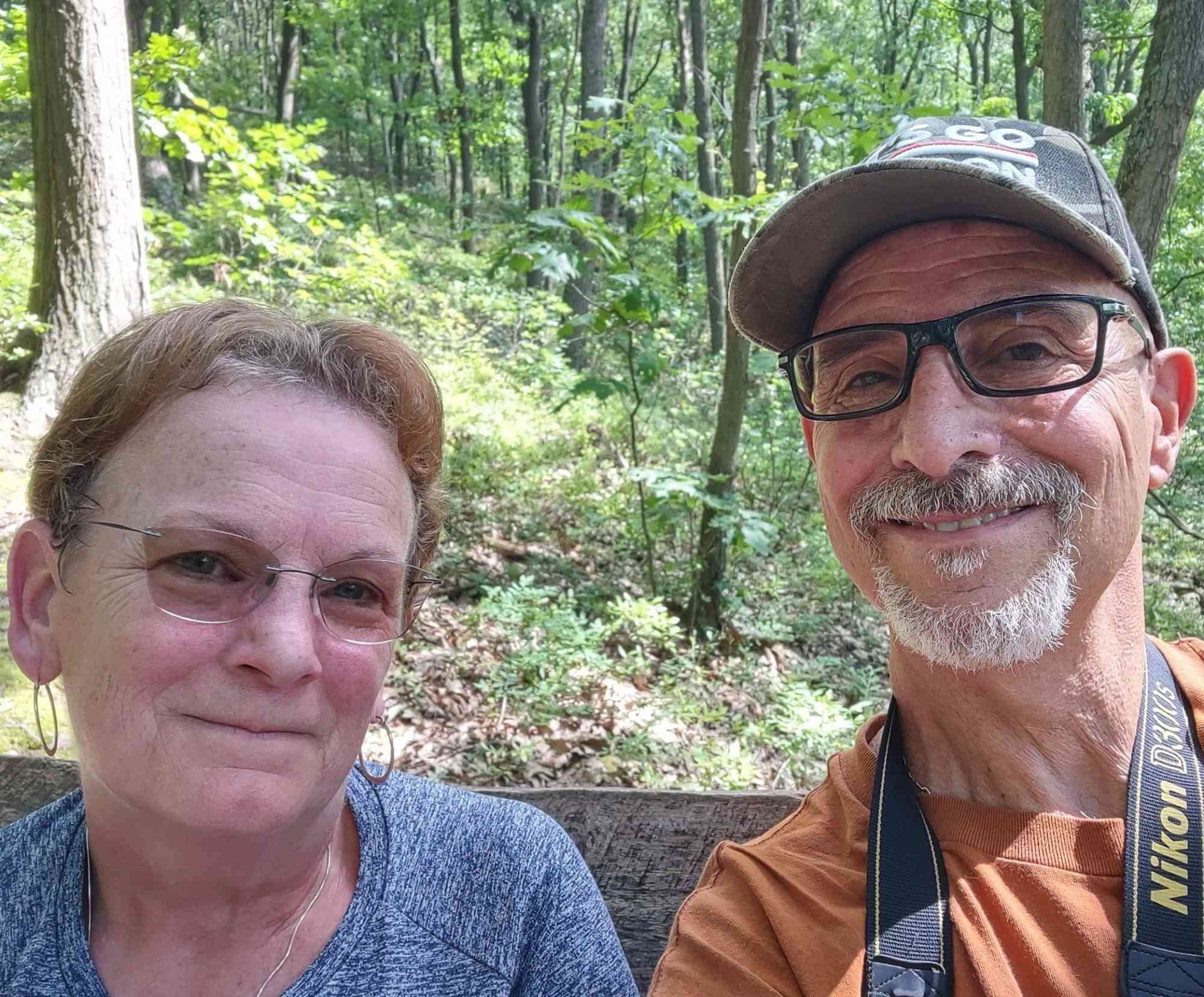 Karen and Jerry on Trail