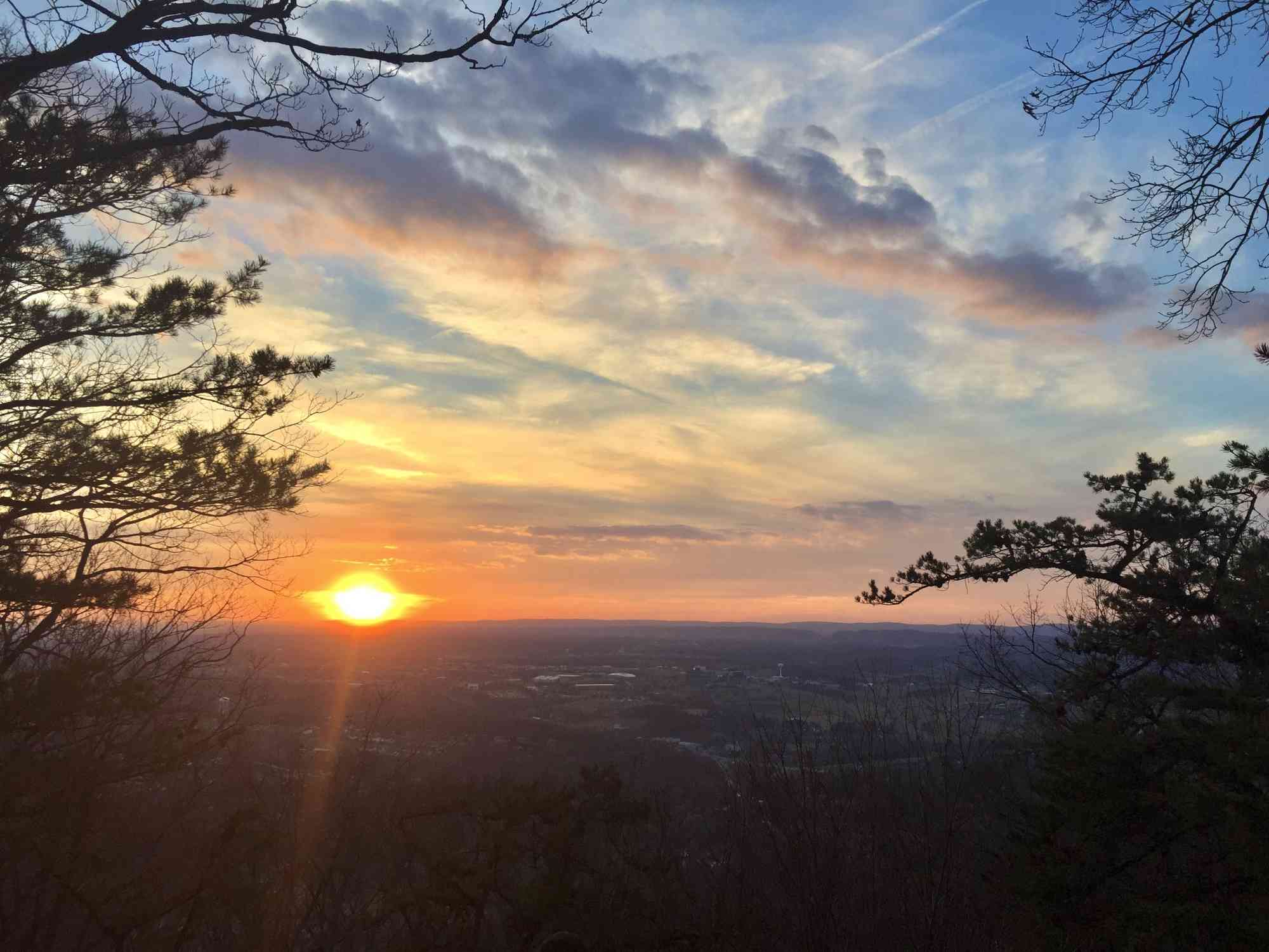 Mnt Nittany February Sunset