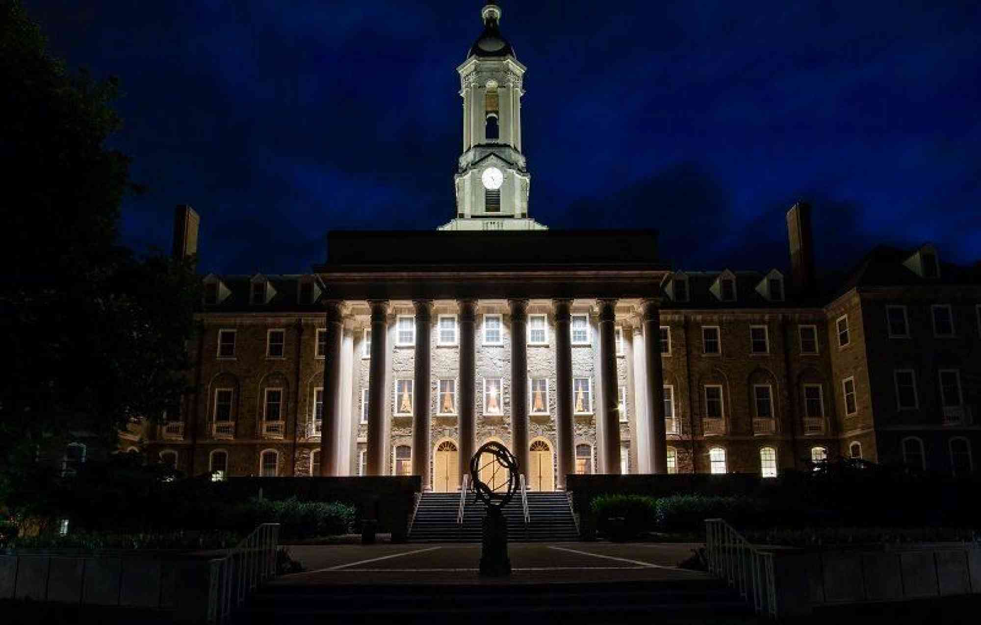 Old Main at Night, Penn State