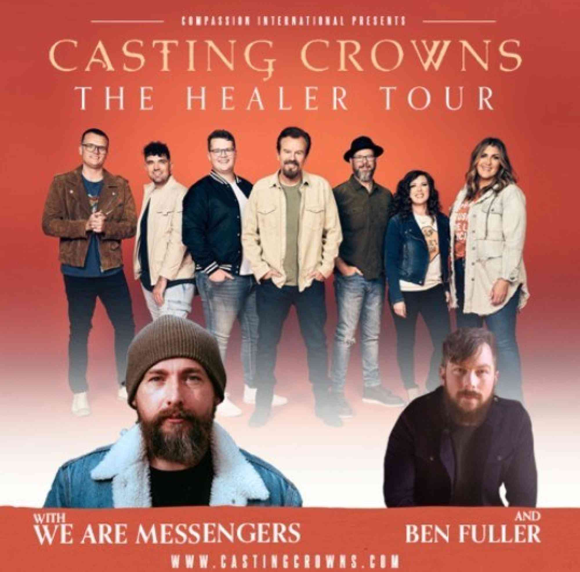 casting crowns healer tour setlist