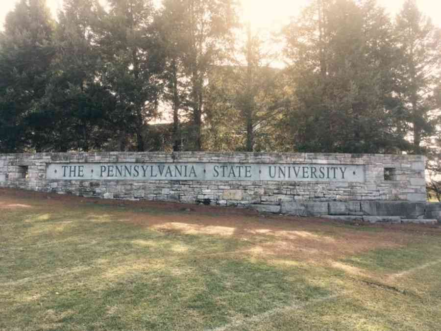 Pennsylvania State University Sign