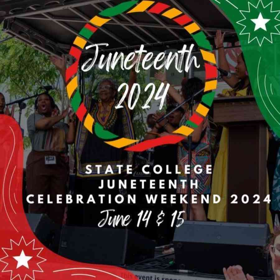 Advertisement for Juneteenth State College 2024