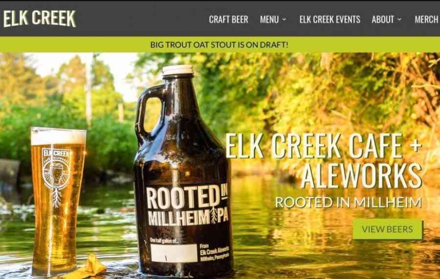 Elk Creek cafe website image