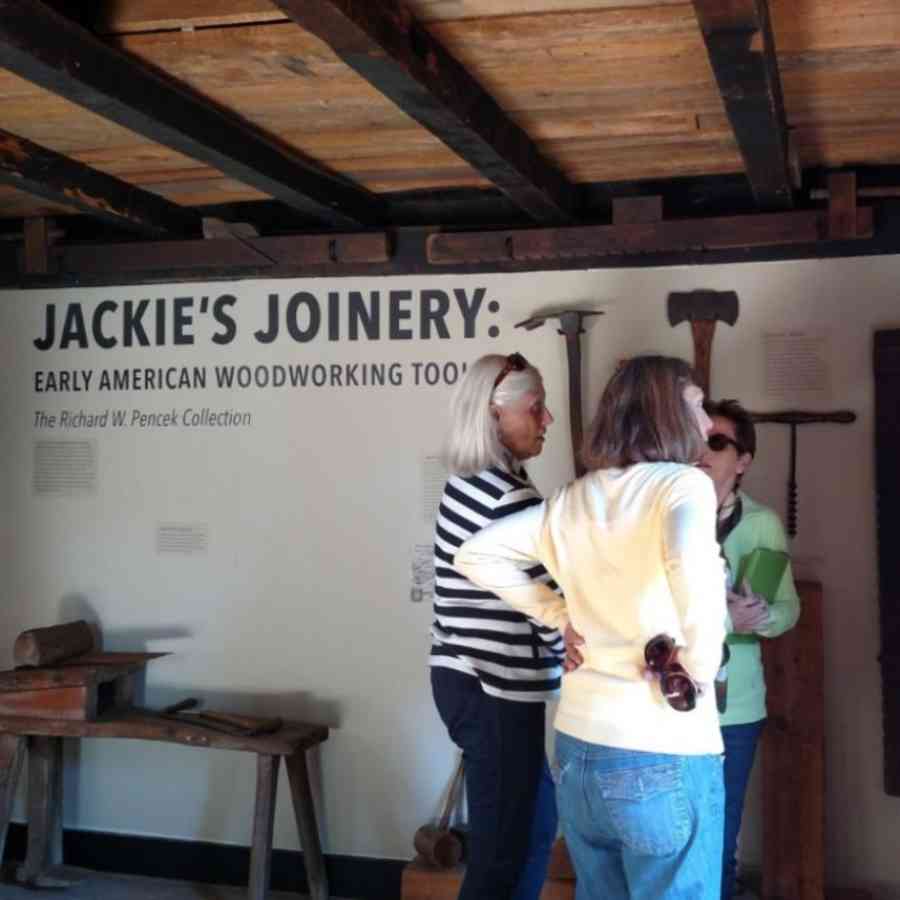 Jackies Joinery Early American woodworking tools exhibition