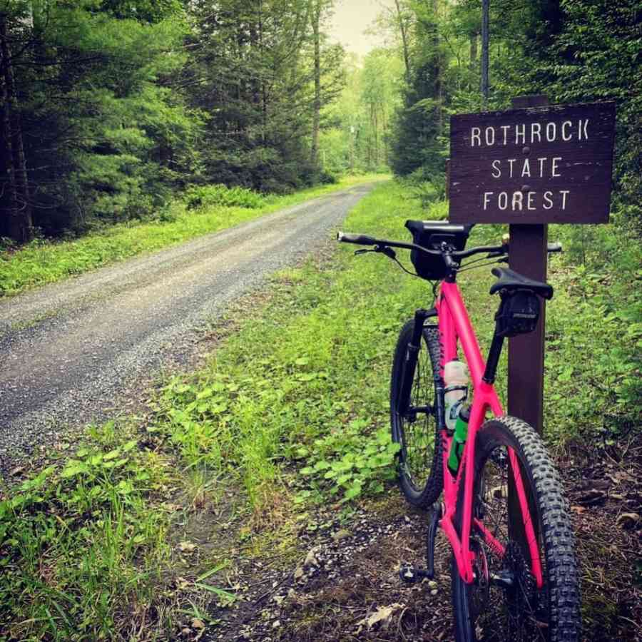 Mtn Bike in Rothrock PHOTO PURPLE LIZARD MAPS