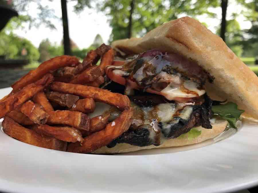 Nittany Lion Inn’s Grilled Portabella Caprese Sandwich