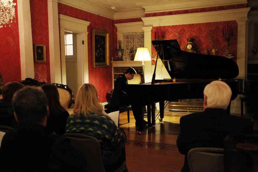 Alexander Kobrin plays in the Boal Mansion ballroom 021919 by Mary Szmolko
